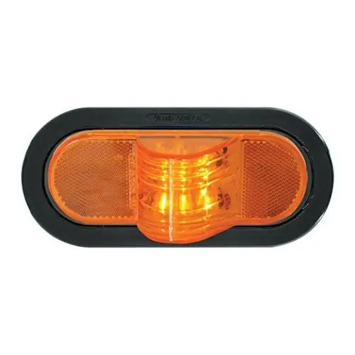 KEYECU непосредственной замене " овальные боковой 15Led маркер/поворота/габаритный фонарь комплект и отражатель для трейлер