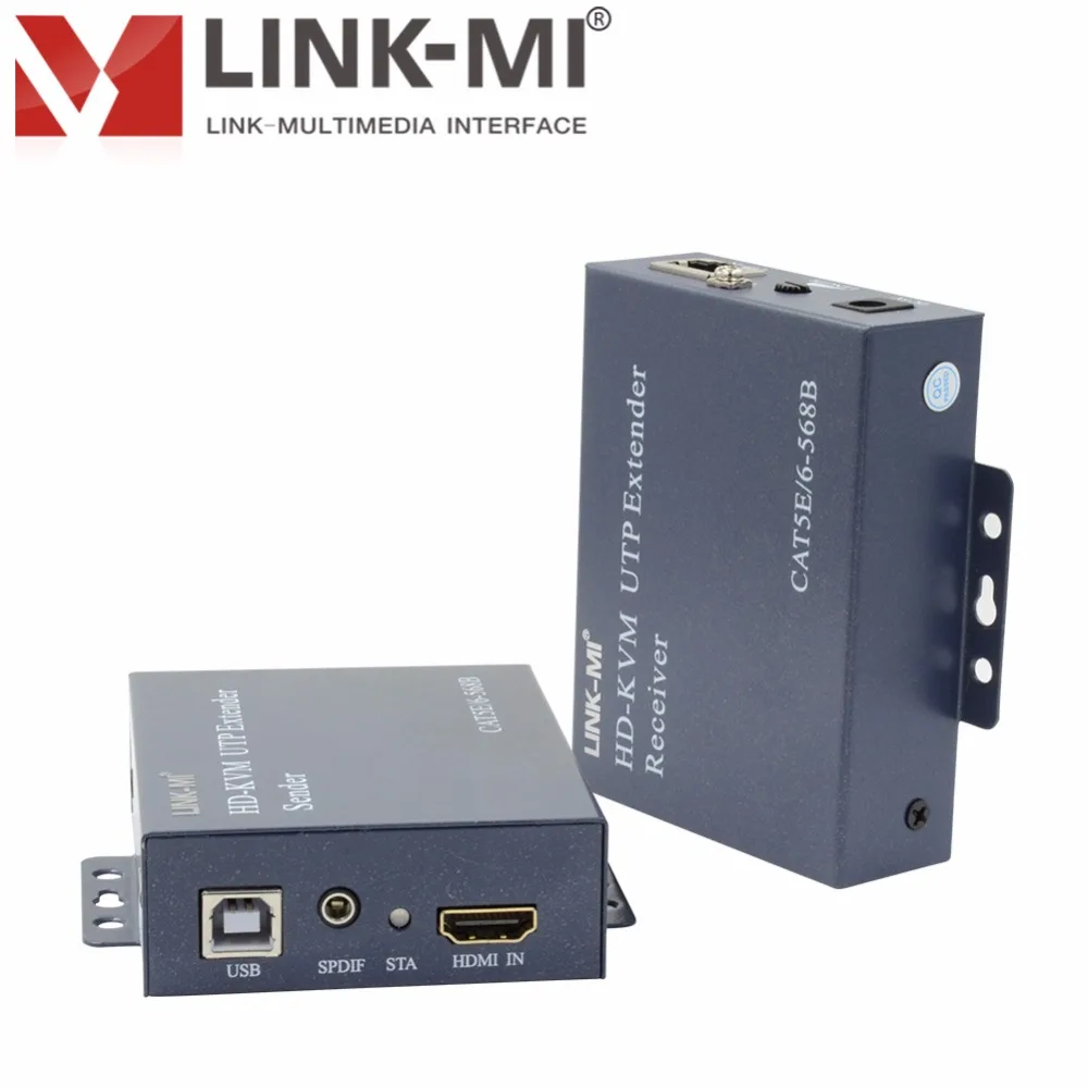 Фото LINK-MI 100 м KVM HDMI удлинитель 1080P с одиночным Cat5ECat6 кабель для HD ТВ 3D 1920x1080 @ 60 Гц 1,65 Гбит/с цифровой аудио №4