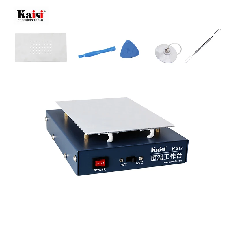 

Kaisi 6.6" K-812 Thermostat heating Machine mobile phone repair LCD Screen Open separator desoldering station for iPhong Samsung