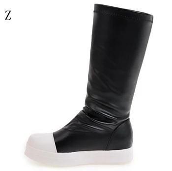 

Zapatos Mujer Fashion Shoes Woman Women Girls Winter Platform Wedge Snow Boots Sapato Feminino Ladies Chaussure Femme G61166