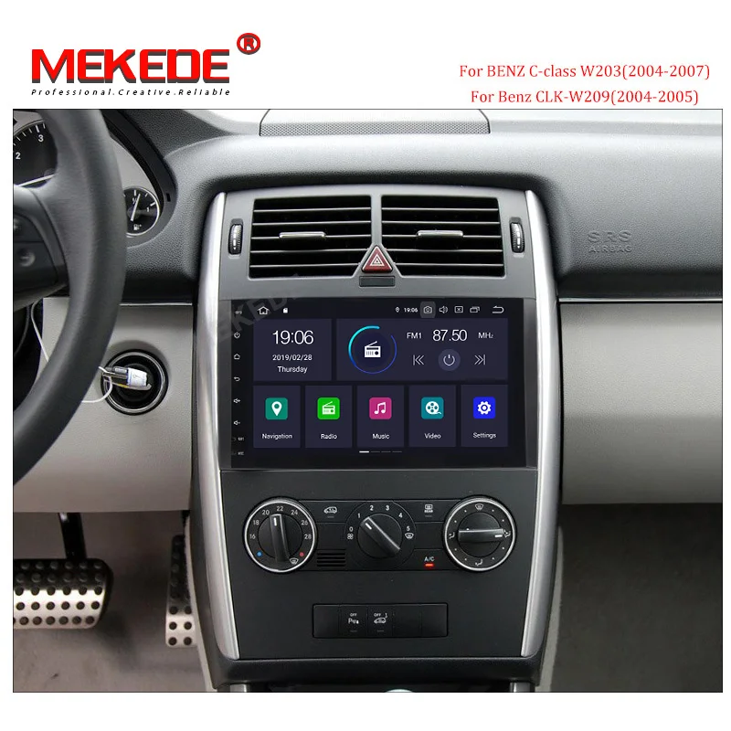 Mekede PX30 серии Android 9 0 для Mercedes Benz B200 A B класс W169 W245 Viano Vito W639 Sprinter автомобильный DVD