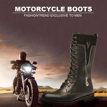 Мужские мотоциклетные ботинки для верховой езды в стиле ретро из искусственной кожи в стиле панк ботинки martin ботинки для мотокросса защитные Шестерни европейский размер 37-46