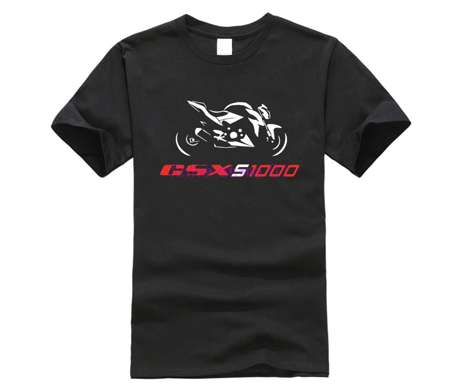 Tee shirt personnalise 1000 GSXR S M L XL XXL homme col rond moto GSX-R