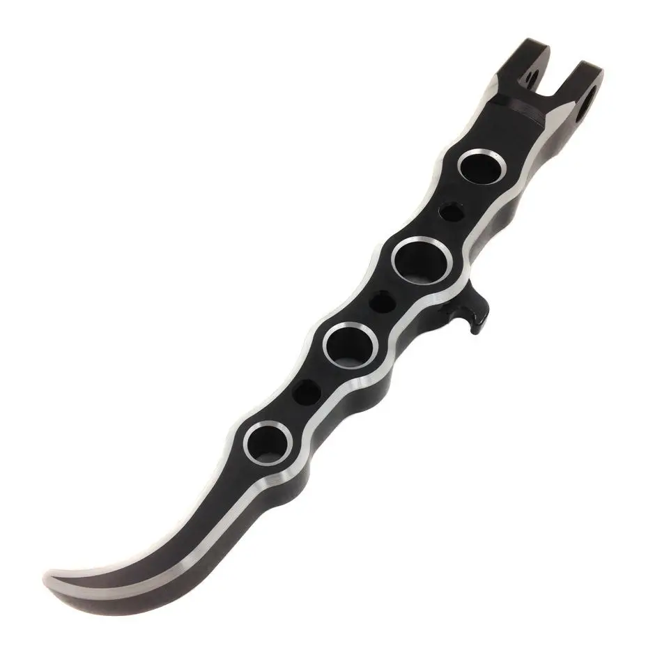 

For BMW S1000RR 2010-2014 Motorcycle Kickstand Kick Side Stand CNC Aluminum Black EXOTIC 4 HOLES