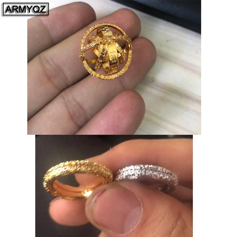 

Selling Astronomical Ball Ring Complex Rotating Clamshell Astronomical Ring Universe Student Constellation Ring Jewelry