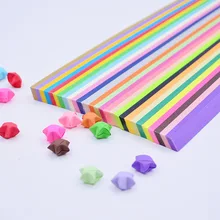 27 цветов и 10 цветов смешивания костюм конфеты цветные звезды Примечание lucky star оригами Бумага ручной работы