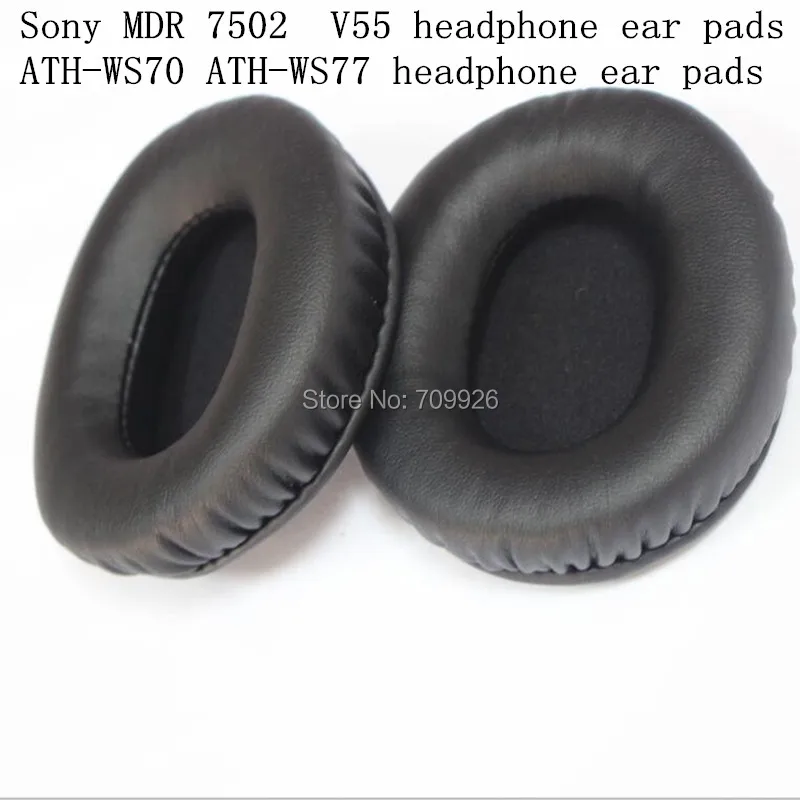 Linhuipad Soft protein leather ear cushion durable ear pads for Sony MDR 7502 V55 headphone with free shipping by mail