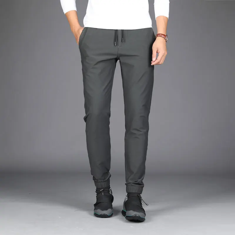 2018 Mens Winter Clothing Sweatpant Clothes Casual Quick Dry Pants Sweatpants High Quality Street Man Winter Mid Waist Pants