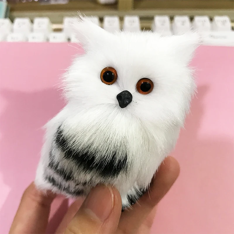 

7cm High Cute For Snowy Owl Hedwig Letter Delivery Doll Cute Toys Birthday Christmas Halloween Gift Adults Kids