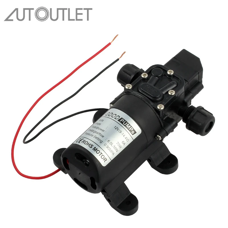 Водяной насос AUTOUTLET микро диафрагменный автоматический переключатель высокого