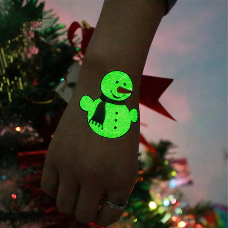 Christmas-Decoration-4sheet-set-Christmas-Luminous-Tattoo-Stickers-DIY-Tattoo-Stickers-Party-Decoration-New-Year-Navidad (2)