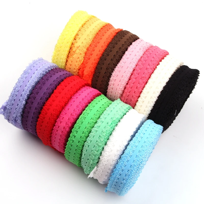 10 ярдов/партия эластичные ленты для волос 2 см|lace elastic|hair accessoriesheadband for kids |