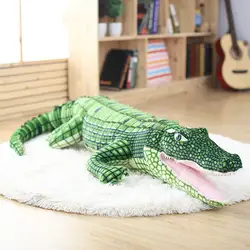 Творческий моделирование крокодил реалистичные смешные плюшевые игрушки куклы дома напольная кукла детские игрушки подарки на день