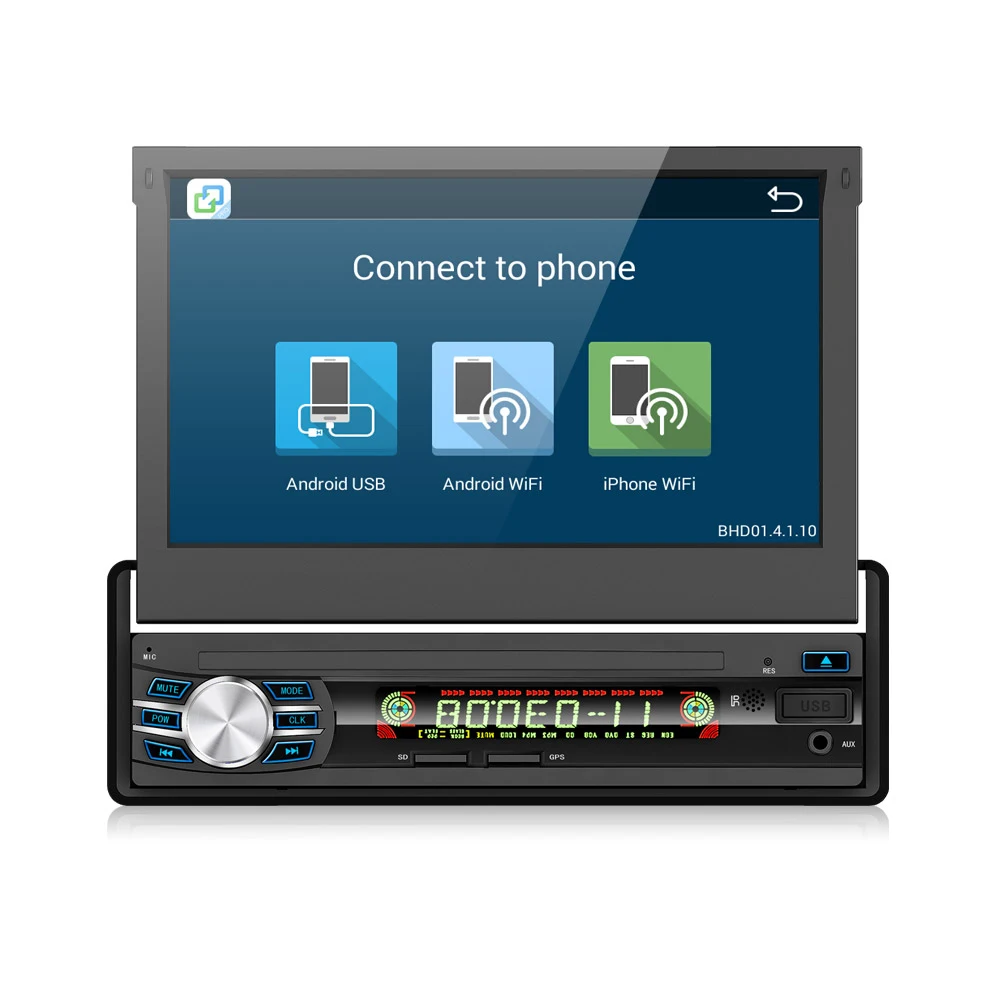

2G 32G Android 6.0 Universal Single 1 DIN 7" Car Radio Stereo Quad 4 Core Head Unit Without DVD Steering Wheel Camera OBD2 DVR