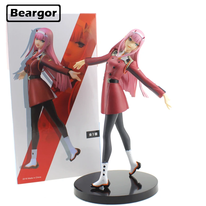 

Free Shipping 8" Darling in the FranXX Zero Two 02 EXQ ver. Boxed 21cm PVC Anime Action Figure Collection Model Doll Toys Gift