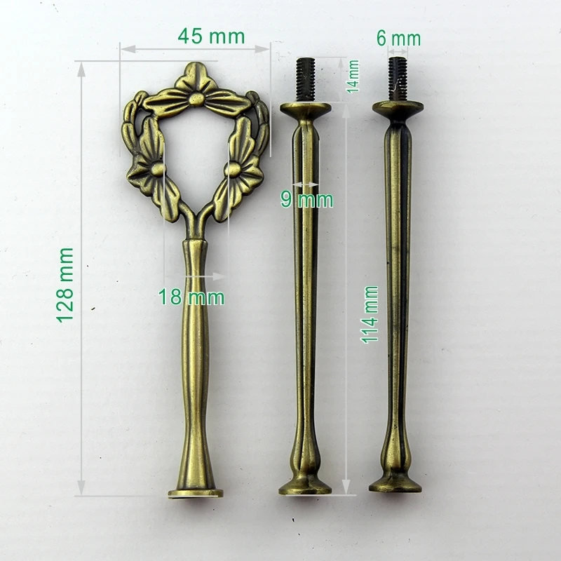

3 colors Plate decorating kitchen calla Cake tools fondant Stand Centre Handle Sets & Fittings rods Hot Sale