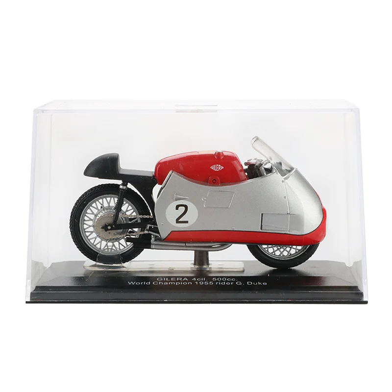 World Champion 1955 Модель мотоцикла игрушечный сплав пластик внедорожный автомобиль моделирование гоночные спортивные модели мотоциклов автомобили игрушки для детей Рождество - Цвет: World Champion 1955