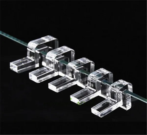 4 шт./лот, акриловая стеклянная крышка для аквариума, опорная рама 6 мм/8 мм/10 мм/12 мм/15 мм/19 мм, принадлежности для аквариума