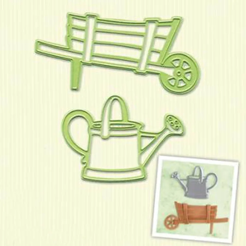 

Estel trolley watering pot metal dies cutting for scrapbooking card making 2019 new arrival knife Die Template Craft 72*65mm