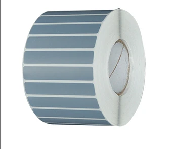 

Hot 60*15mm*2000pcs/Roll MATT SILVER PET barcode LABEL WATER OIL PROOF adhesive label sticker