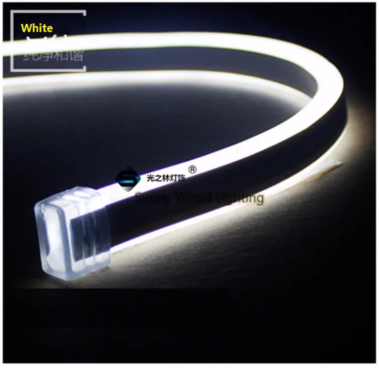 Tubo de Néon Placa do Sinal a Assinatura 8mm de Largura 5 15 m Dhl Livre Mini Neon Flex 2835 Lateral Dupla Iluminação Led 200 240 v Tubo Levou da Palavra Luz 13 Tiras de LED