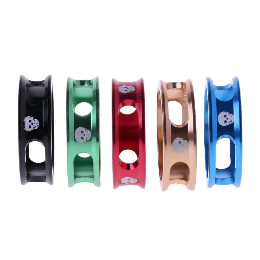 

Bicycle Headset Washer Hollow Spacer 28.6mm Aluminum Alloy Front Fork MTB Bike