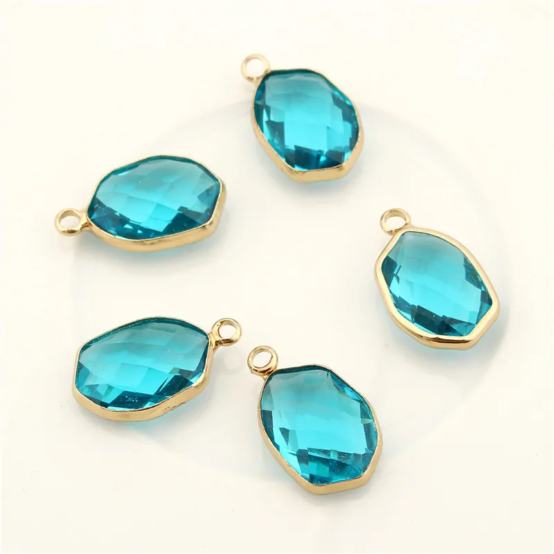 5pcs Queen Tears Irregular Resin Charms One Hole Jewelry Findings For Women Necklace Eardrops Bracelet Jewelry Accessories F126