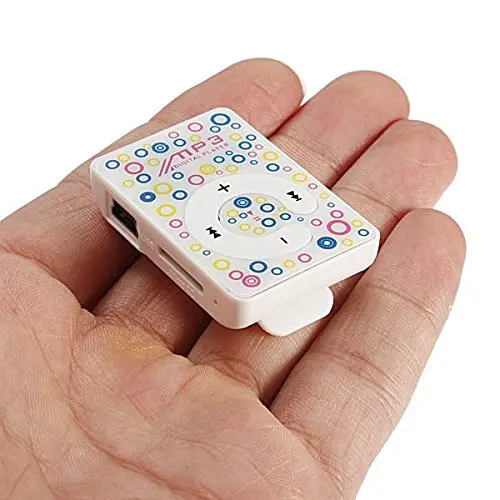 1-8GB Micro-SD TF поддерживает модный мини-клип пластиковый USB MP3 музыкальный медиаплеер