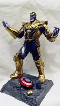 free EMS big Figma model 34cm THANOS Guardians of the Galaxy DC lord harley marvel Avengers 3 PVC action Figure collectible Toy