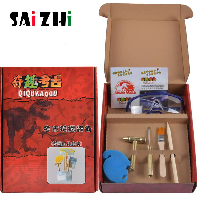 

Saizhi Dinosaur Fossil Archeology Digging Creative DIY Childrens Puzzle Manual Model Science Experiment Toys SZ3406