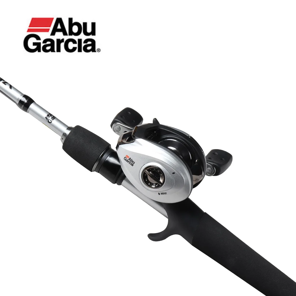 Original Abu Garcia Brand SILVER MAX3 SMAX3 Fishing Reel L/R Hand 5+1BB Max Drag 8kg 6.4:1 Bait Casting Reel Moulinet Peche