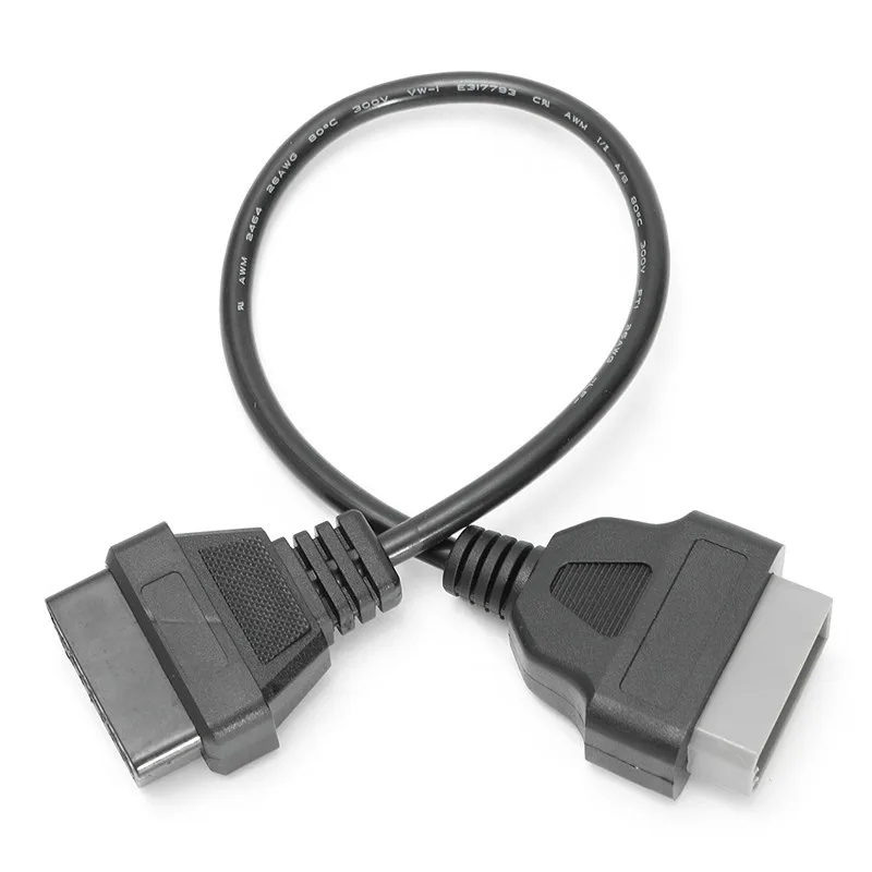 Черный 14 Pin OBD1 к 16 OBD2 кабель переходник для Nissan/Infiniti|adapter nissan|infinity nissanobd1 to obd2 adapter |
