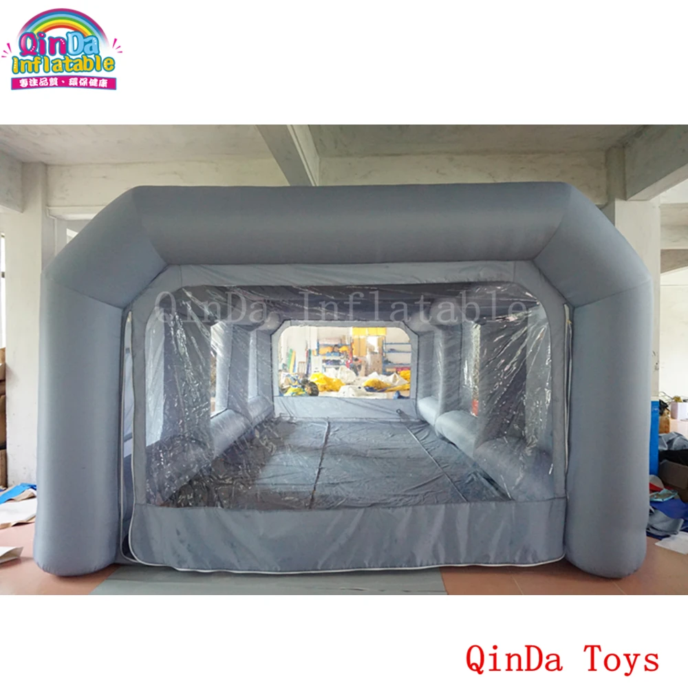 7 4 2 5m Inflatable Portable Car Spray Paint Booth Design With
