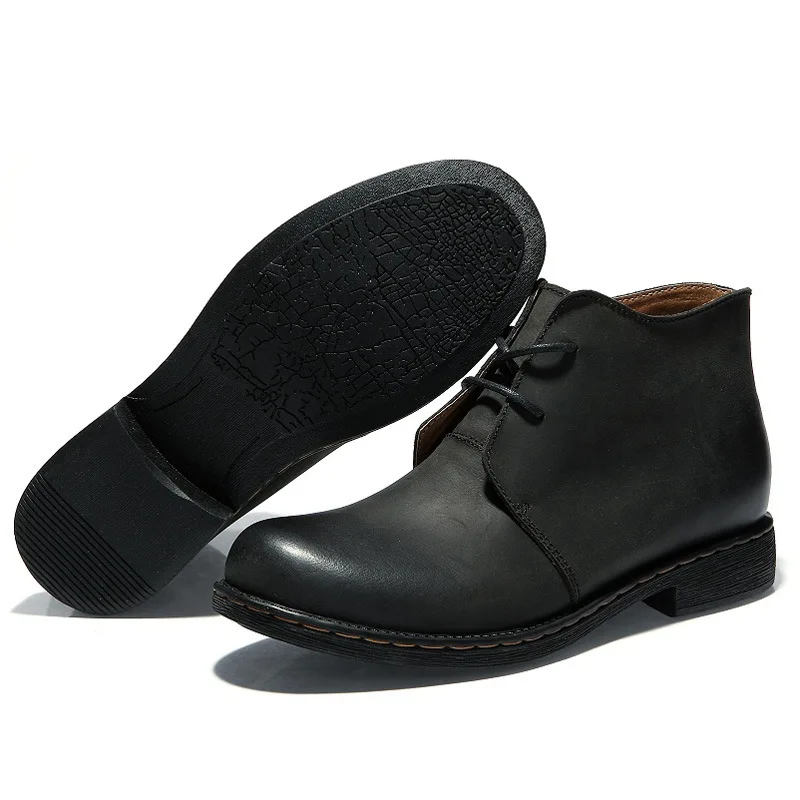 Inverno brown brown Deserto Motocicleta Militares black Ao Botas Militar Genuíno Bota Martin Couro 2 Dos Perna Médio 1 Táticas 1 Livre Ar 2 De Homens Black Da 4rx4t81q