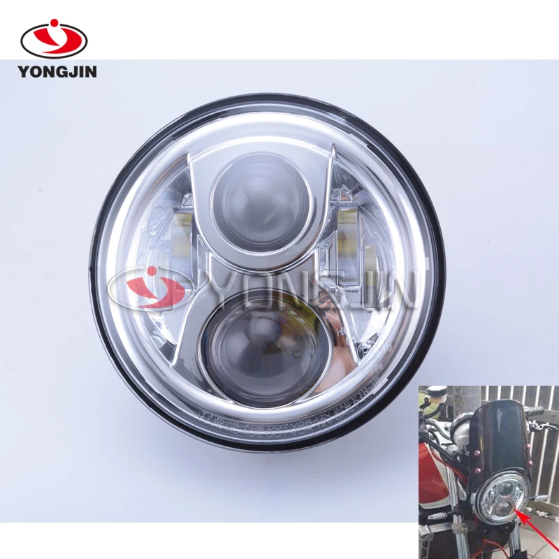 7 &quotкруглый светодиодный фонарь для фары H onda CB 400 500 1300 Hornet 250 600 900 VTR |