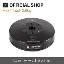 T-motor Tiger U8 Pro 135KV Brushless Motor 6-12 S Untuk RC Multicopter Octocopter Hexacopter Helikopter Multiroter Drones