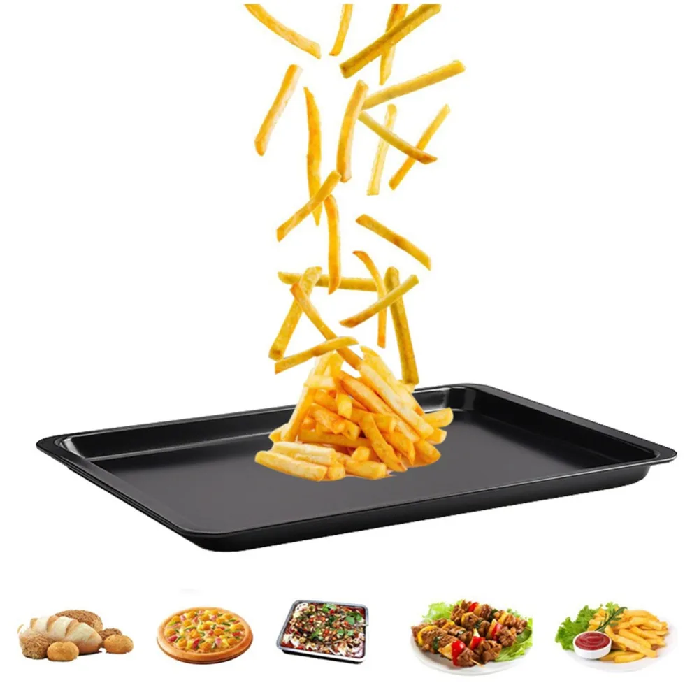 

1pcs Baking Sheet Cookie Pan, Bread Loaf Pans Nonstick Cake Baking Tray Cookie Bakeware Baking Oven Dish Roast Chicken