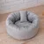 Gray Short Plush QQQPET круглая кровать для кошки длинный флеш домик для питомца супер мягкая кровать коврик для маленького питомца кошка зимнее теплое кошачье гнездо спальная кровать - Цвет: Gray Short Plush