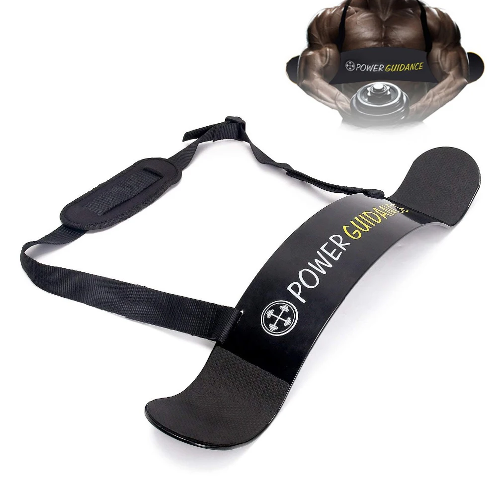 

Power Guidance Weightlifting Arm Blaster Arm Bodybuilding with Support Straps Musculation Gym Equipment Fitness Exercise