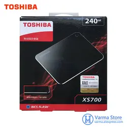 TOSHIBA XS700 серии 240 ГБ мобильный твердотельный накопитель Высокое скорость USB 3,1 скорость чтения до 550 МБ/с./с. внешний жесткий диск