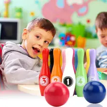 ילדי עץ דיגיטלי באולינג סט ילדי Cartoon הדיגיטלי קוגניציה כדור משחק הורה-ילד פנאי אינטראקטיבי צעצועים לשחק בחוץ(China)