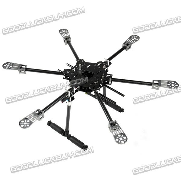 

X-CAM Multi-Rotor Copter CF6-Mini Collapsible Hexacopter Frame Kit w/Carbon Fiber Landing Gear