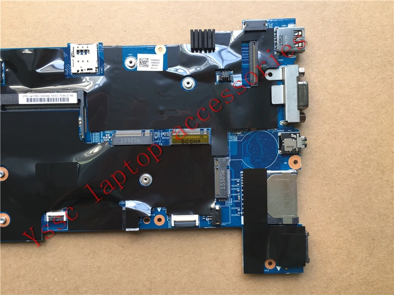Абсолютно! 48.4AO12.011 материнская плата для Lenovo T550 W550S Материнская плата ноутбука(для intel I7-5600 cpu) FRU: 00UR104 SR23V