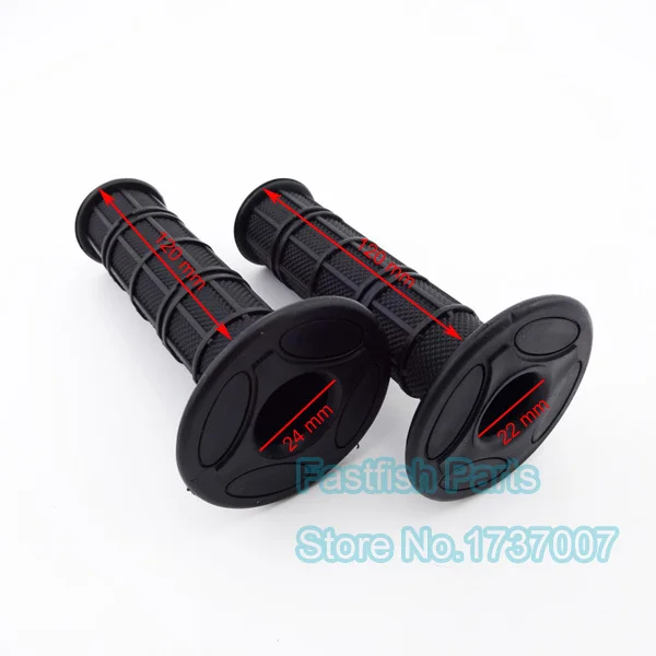 

Soft 7/8" Hand Grips Handgrips Black Handlebar For Pit MX Dirt Bike Motorcycle With Precise Size Go Kart Scooter Motocross