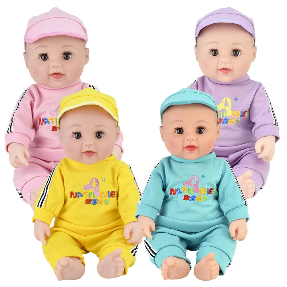 43 см 18 дюймов кукольная ткань! Розовый детский комбинезон девочка Кукла