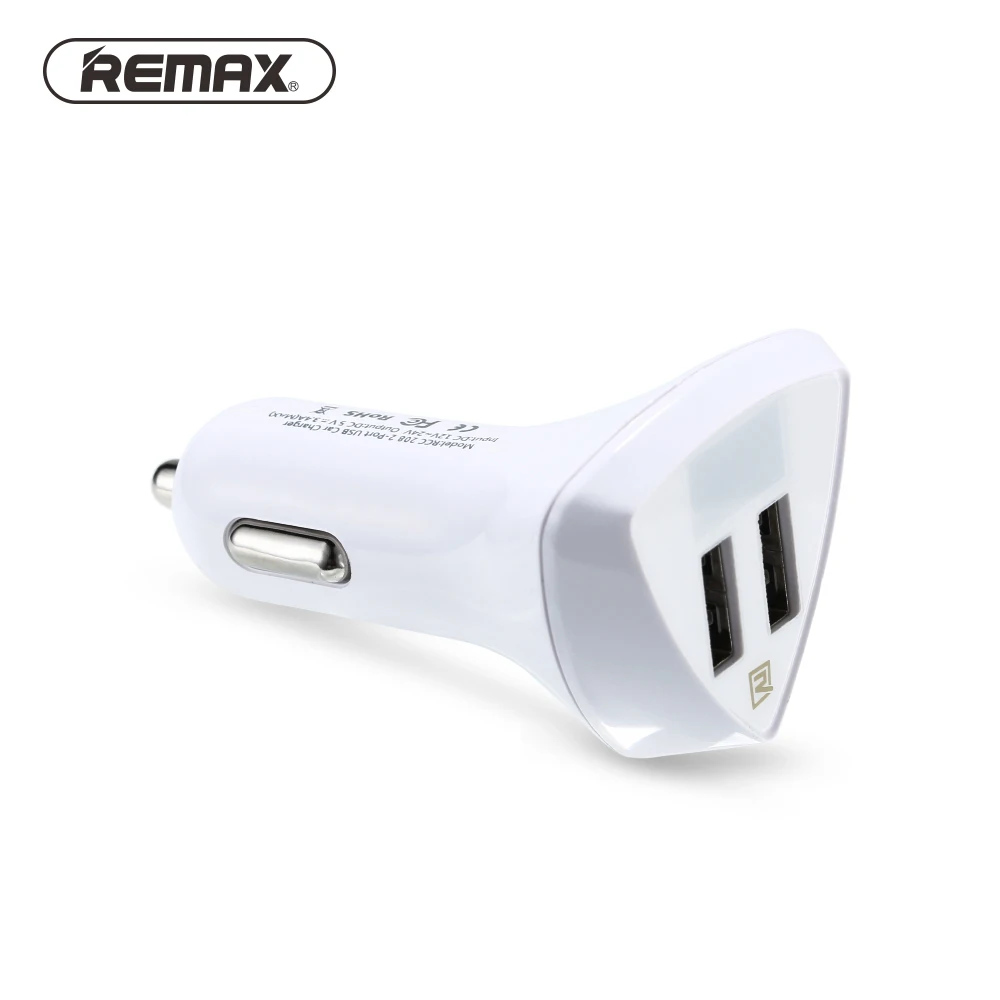 Автомобильное зарядное устройство с двумя USB портами 3 1 А 5 В со светодиодным