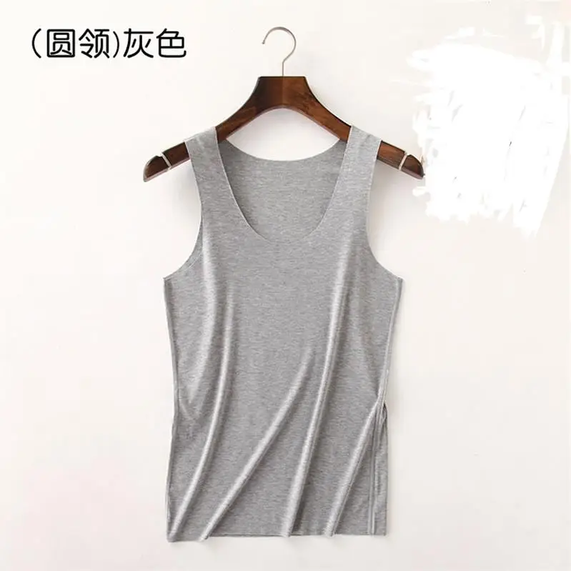 Мужские Бесшовные шелк с круглым вырезом колготки T-Vest внешняя одежда Тонкие спортивные эластичные базовые Топы YIBXOO6 - Цвет: men2
