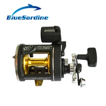 Металлическая наживка кастинговая катушка барабанное колесо лодка морская Рыболовная катушка с счетчиком baitcasing 3+ 1 BB 3,8: 1 Передаточное отношение