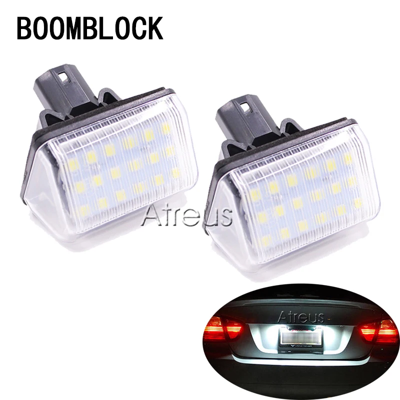 

2pcs For Mazda 6 CX-5 CX-7 CX5 CX7 Accessories Car LED License Plate Lights 12V White SMD LED Number Plate Lamp Bulb Kit
