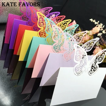 

Laser Cut Paper Table Numbers Place Card Holder Wedding Birthday Party Wedding Decoration Baby Shower Supplies